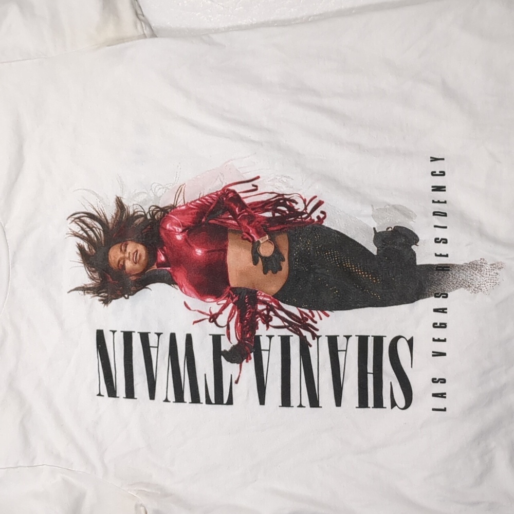 Shania Twain Las Vegas Tee Size Medium